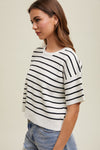 Julia Boxy Striped Top