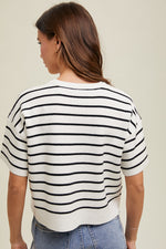 Julia Boxy Striped Top