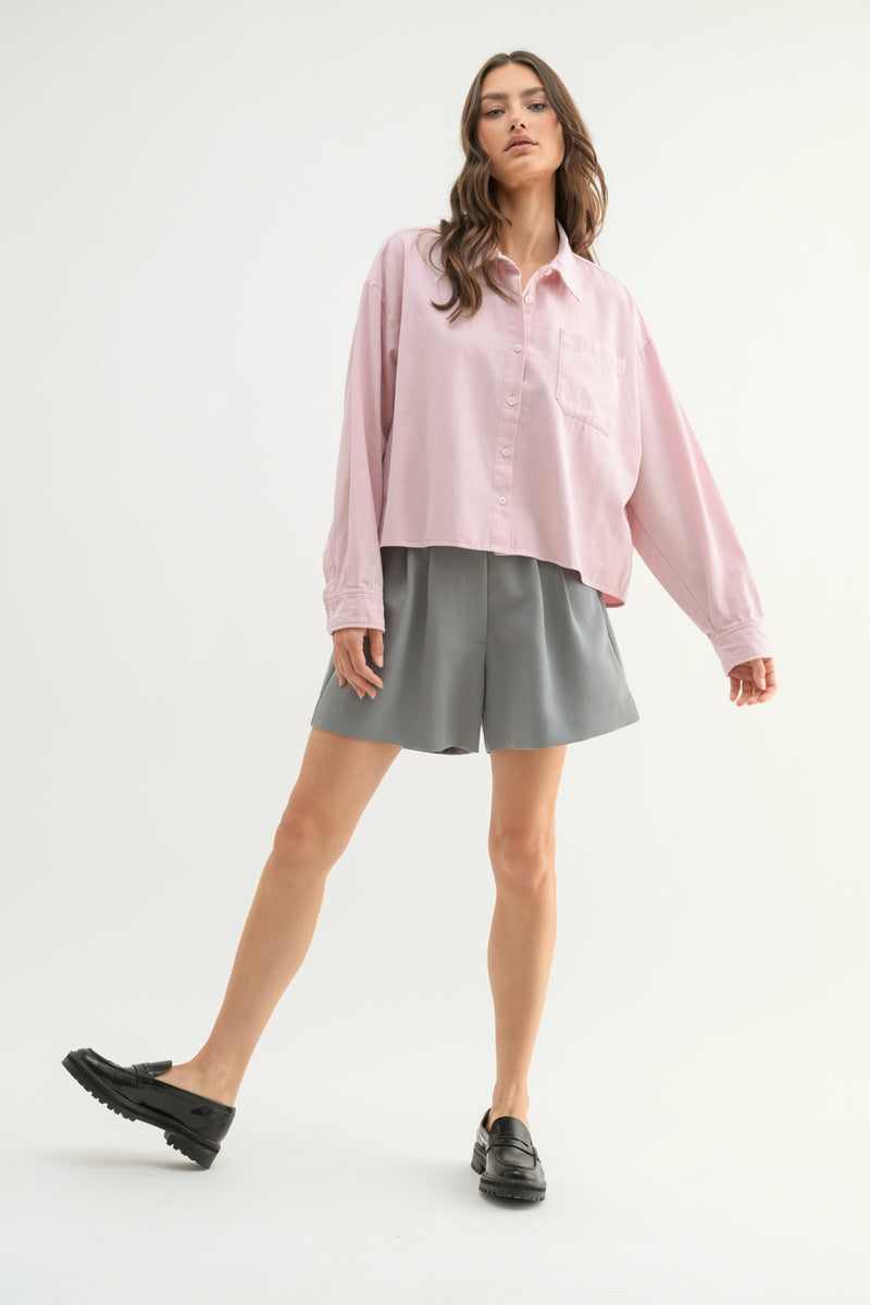 Robin Cotton Button Down Top