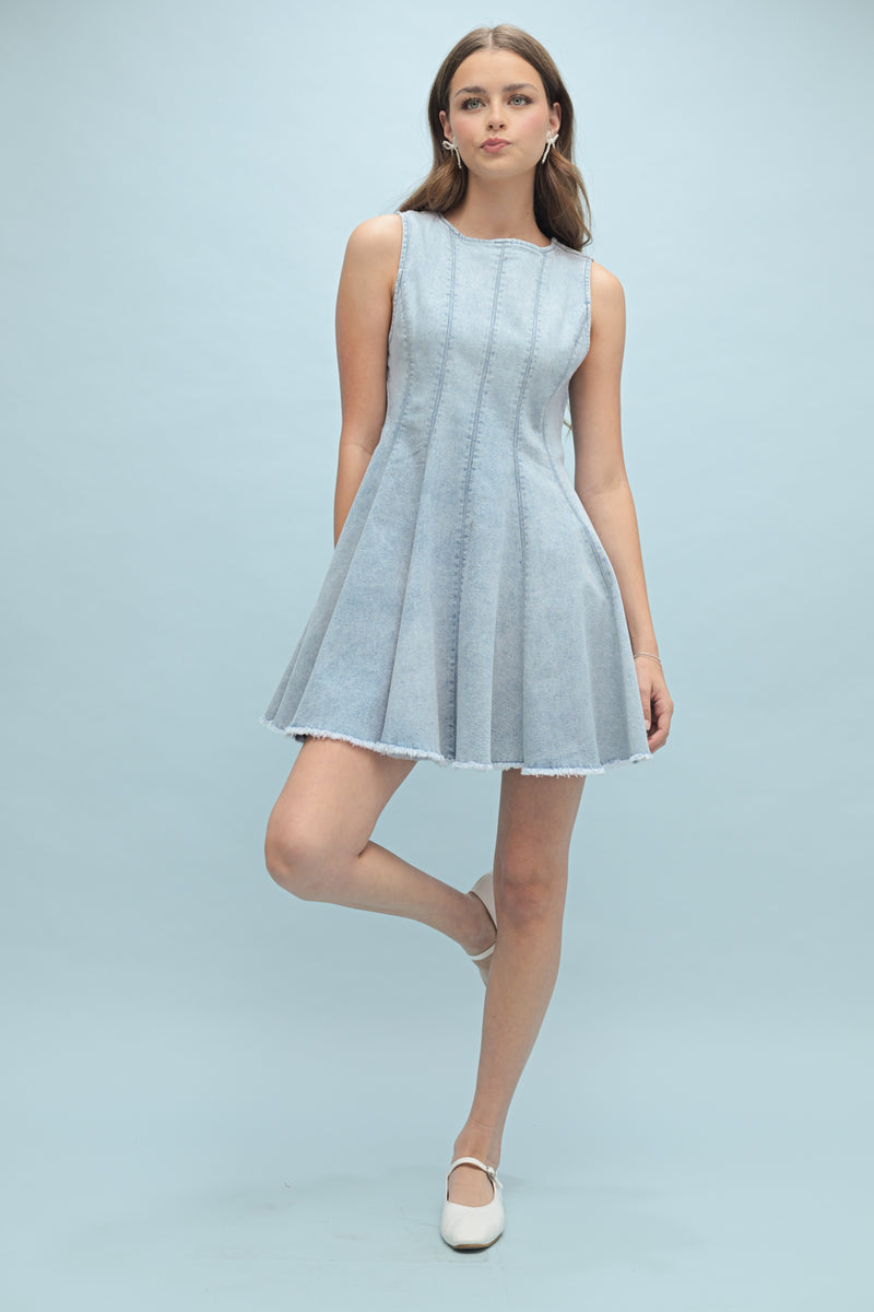 Cannon Fit And Flare Mini Dress