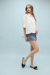 Petaluma Cotton Button Down Blouse