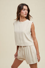 Ruby High Rise Linen Shorts