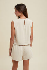 Ruby High Rise Linen Shorts