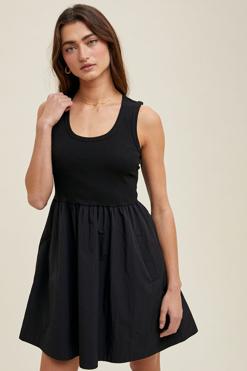 Easy Charmer Fit And Flare Mini Dress