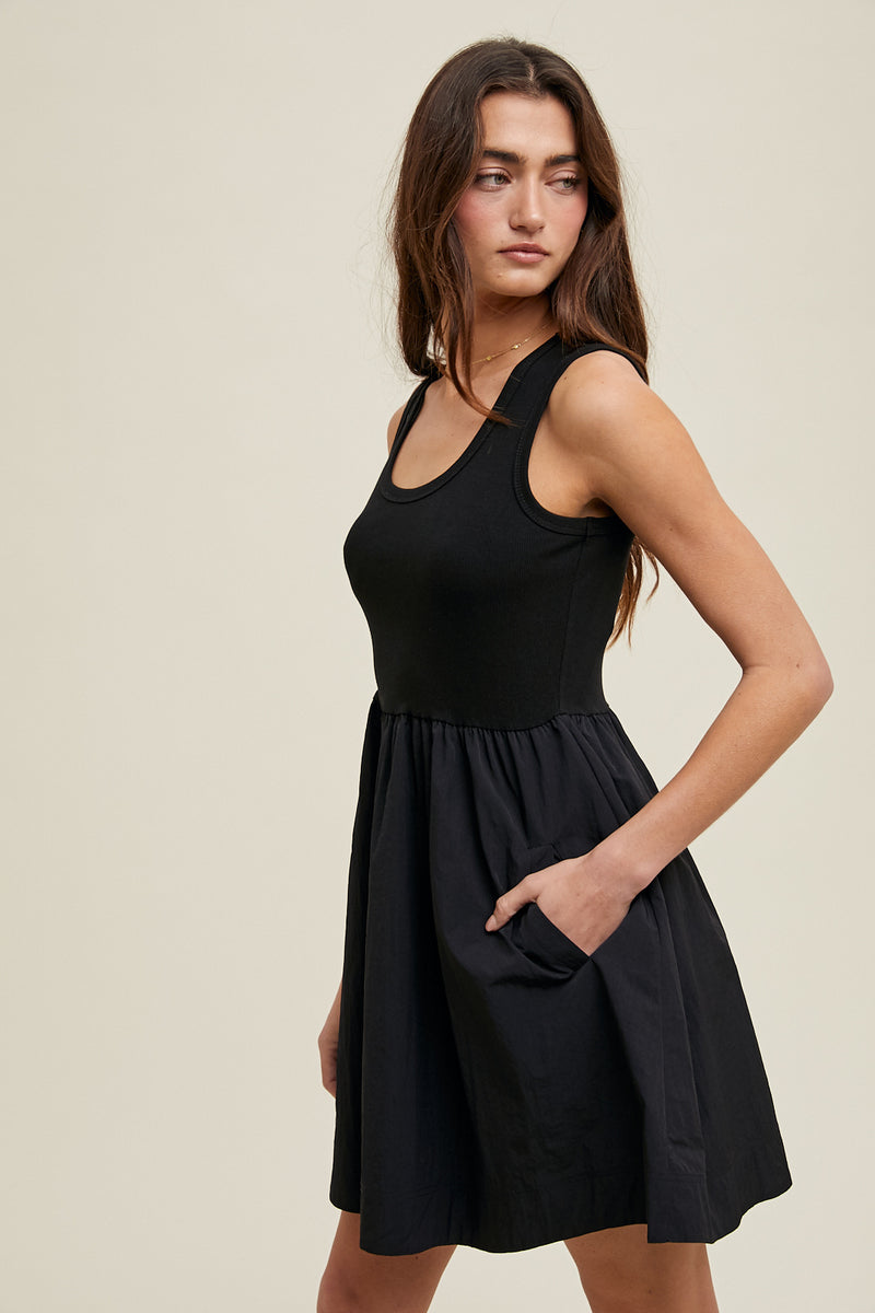 Easy Charmer Fit And Flare Mini Dress