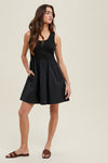 Easy Charmer Fit And Flare Mini Dress