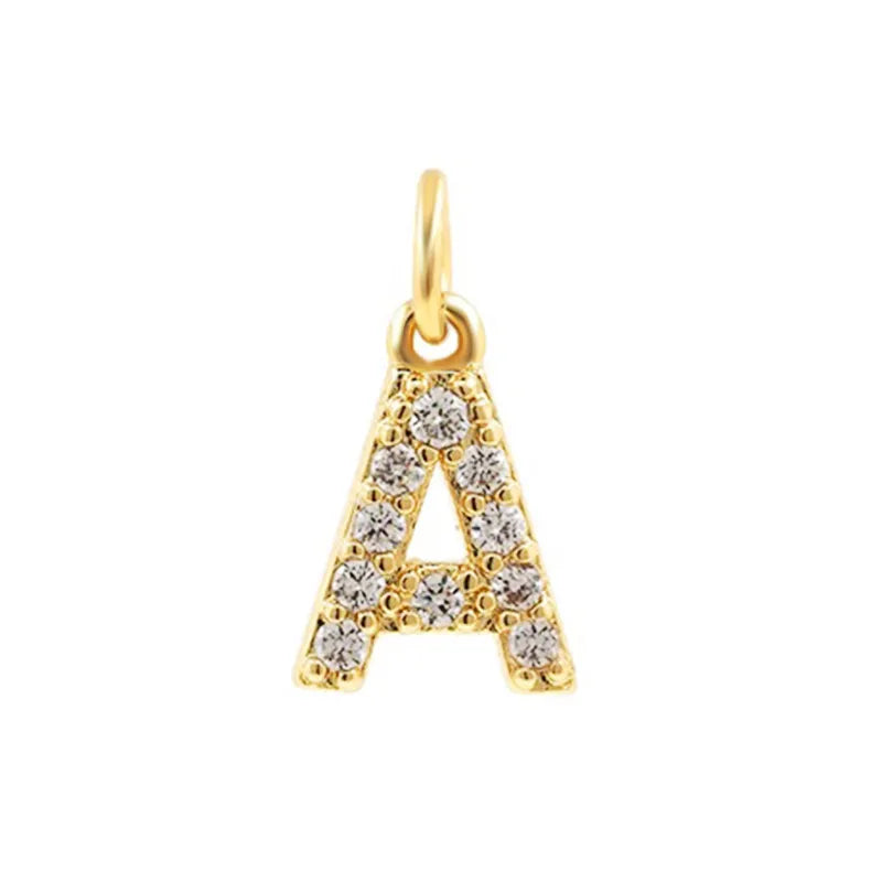 Letter Charm Pendants