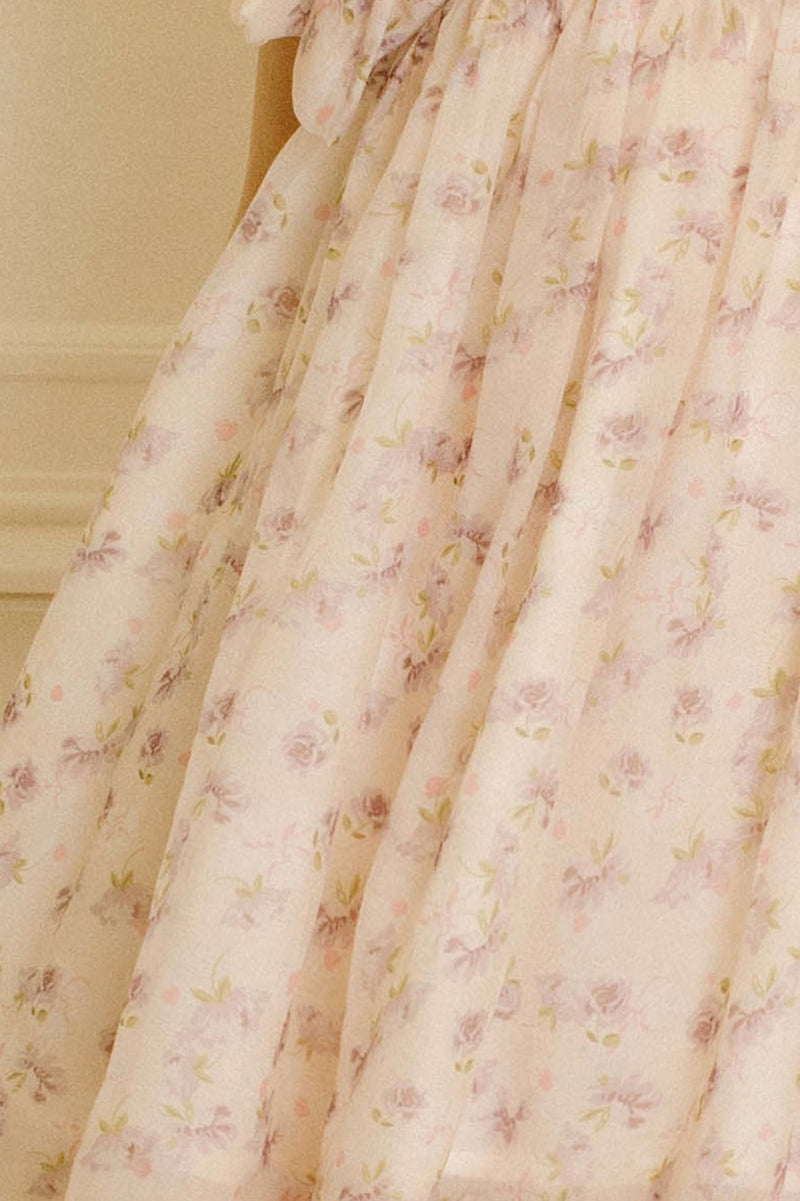 Layla Floral Ruffle Babydoll Dress – CAYLO