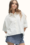 Petaluma Cotton Button Down Blouse