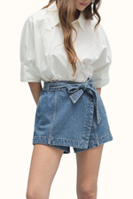 Legacy Denim Wrap Skort