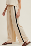 Bay Breeze Linen Contrast Drawstring Pants