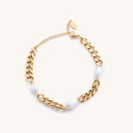 3 Pearl Chain Bracelet