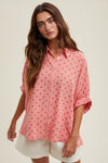 Delicate Romance Button Down Top