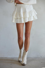 Diana Lace Ruffle Skort