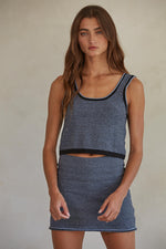 Diana Knit Cropped Tank Top