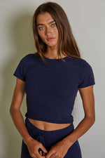 Andre Cotton Knit Cropped Top