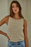 Hadley Crochet Knit Tank Top