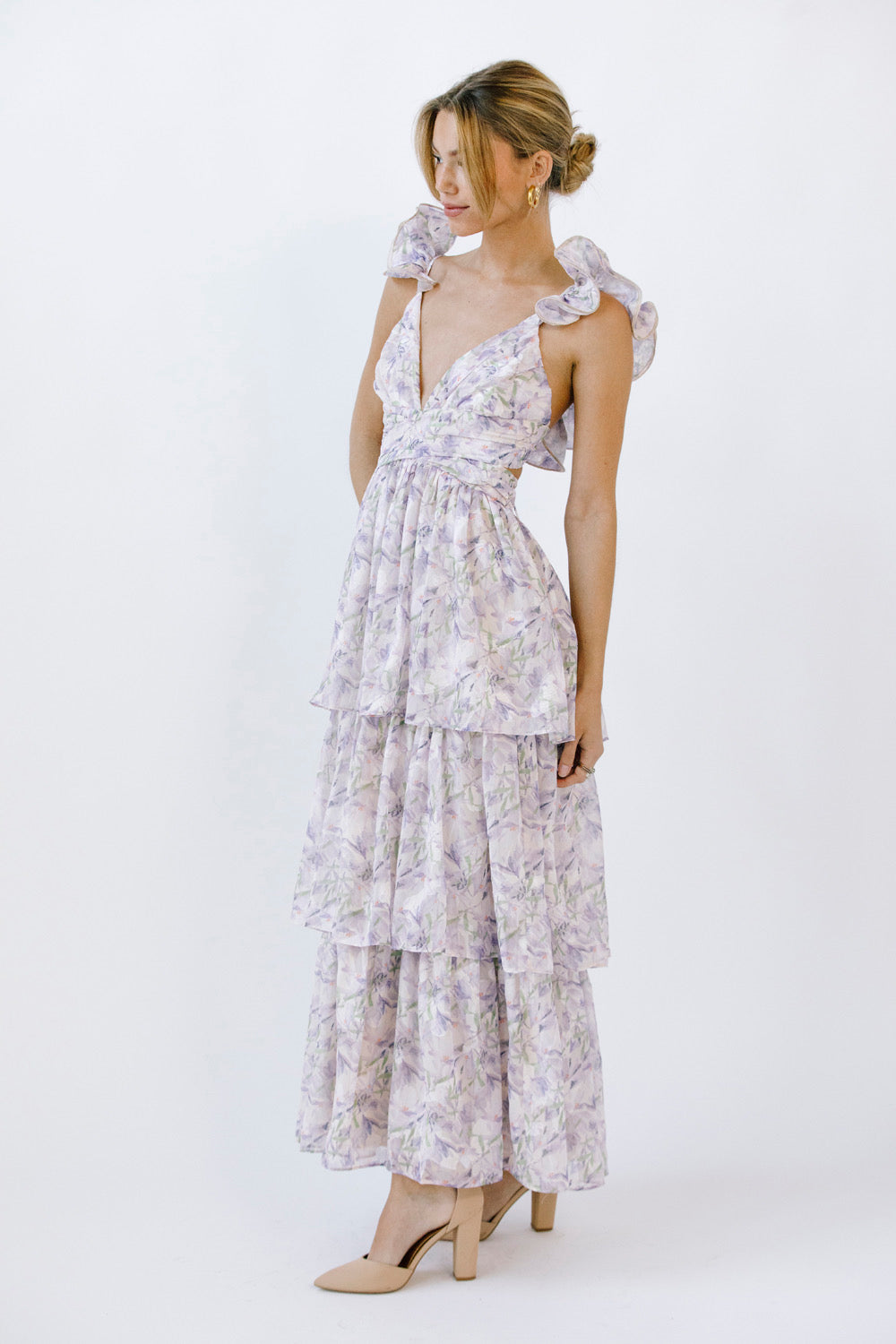 Beth Tiered Floral Maxi Dress