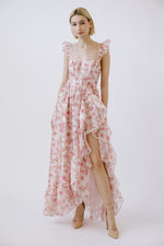 Catalina Floral High Low Maxi Dress