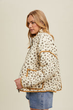 Emilia Quilted Padded Floral Jacket