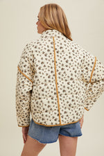 Emilia Quilted Padded Floral Jacket