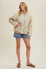 Emilia Quilted Padded Floral Jacket