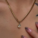 Charlie Diamond 18K Gold Necklace