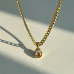 Charlie Diamond 18K Gold Necklace