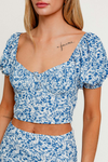 Sylvia Daisy Crop Top