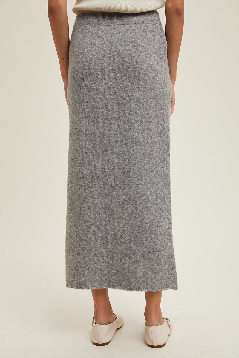 Nicky Brushed Knit Midi Skirt