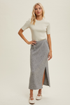 Nicky Brushed Knit Midi Skirt