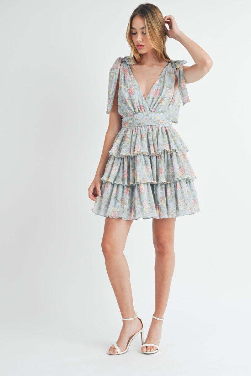 Jessica Tiered Mini Dress