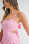 Chrishell Pleated Babydoll Dress