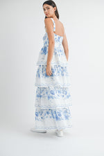 Sandra Floral Tiered Maxi Dress