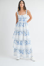 Sandra Floral Tiered Maxi Dress