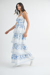 Sandra Floral Tiered Maxi Dress