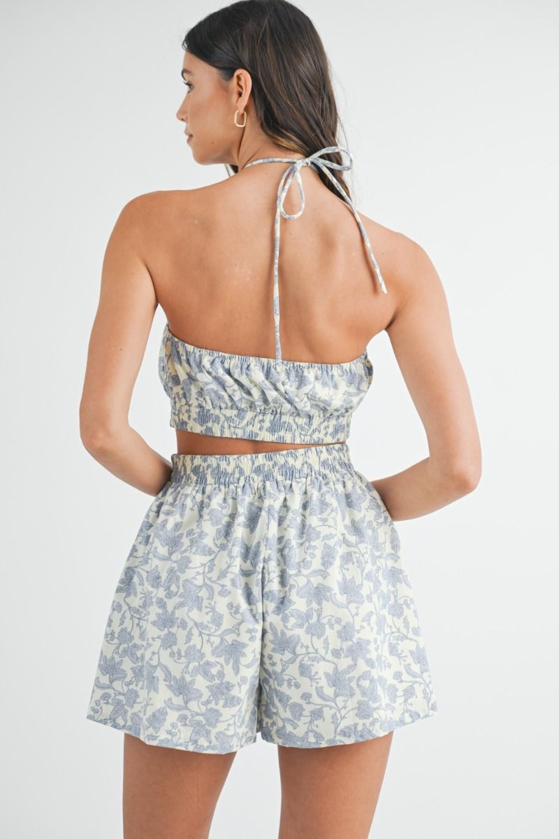 Lumi Cutout Halter Neck Romper