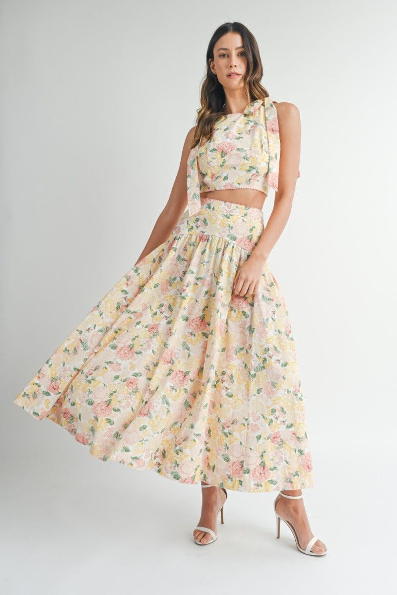 Hallie Floral Maxi Skirt