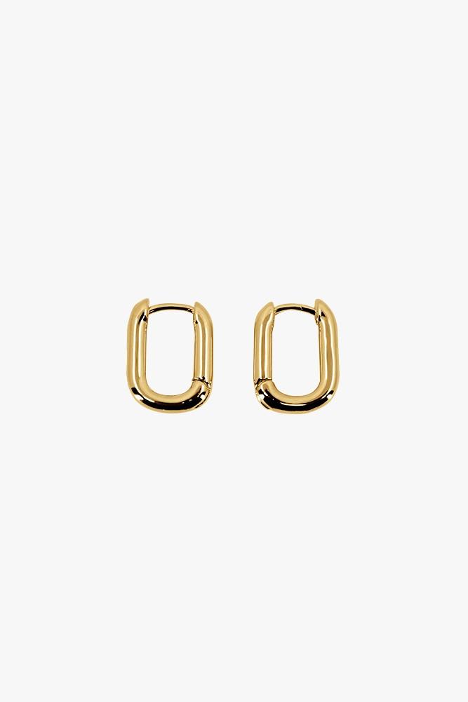 The Addie Hoop Earrings - Gold